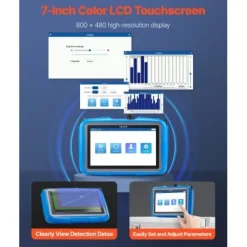 Vandlækagedetektor, 220x150x50 mm, LCD-touchskærm, indendørs VVS-detektion