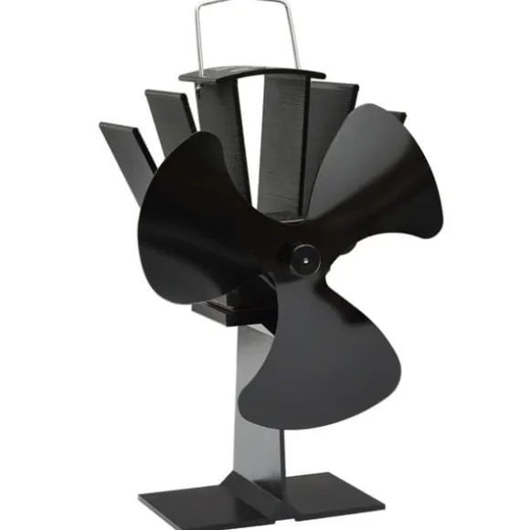 Varmedrevet ovnventilator 3 blade sort - Brændeovnsventilator - Brændeovnsventilatorer - Home & Living