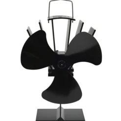 Varmedrevet ovnventilator 3 blade sort - Brændeovnsventilator - Brændeovnsventilatorer - Home & Living