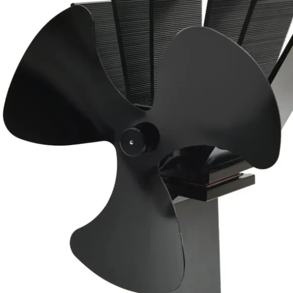Varmedrevet ovnventilator 3 blade sort - Brændeovnsventilator - Brændeovnsventilatorer - Home & Living