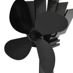 Varmedrevet ovnventilator 4 blade sort - Brændeovnsventilator - Brændeovnsventilatorer - Home & Living