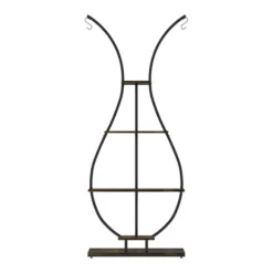 Vaseformet Planteholder, Fem Niveauer, Dekorativt Design,sort