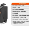 Våbenskab, Biometrisk Adgang, Kompakt Design,1 Pistoler Bounce