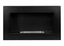Væghængt biopejs 65x40x12 cm Box Sort strukturmat