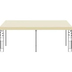 Vægmonteret pavillon 6x3x2,5 m cremefarvet - Markise - Markiser - Home & Living