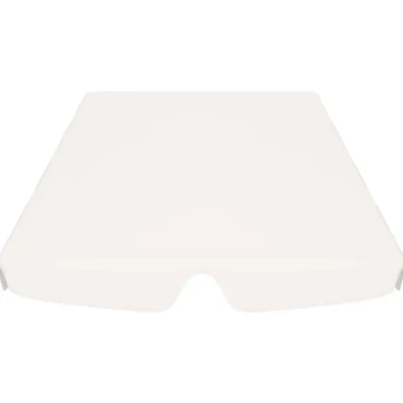 vidaXL baldakin til havegynge 188/168x145/110 cm hvid - Festtelte & havepavilloner – tage