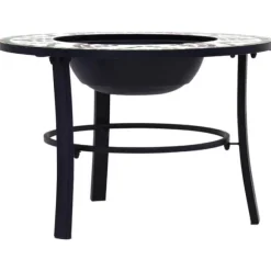 vidaXL bålfad mosaik 68 cm keramik grøn - Ildsteder