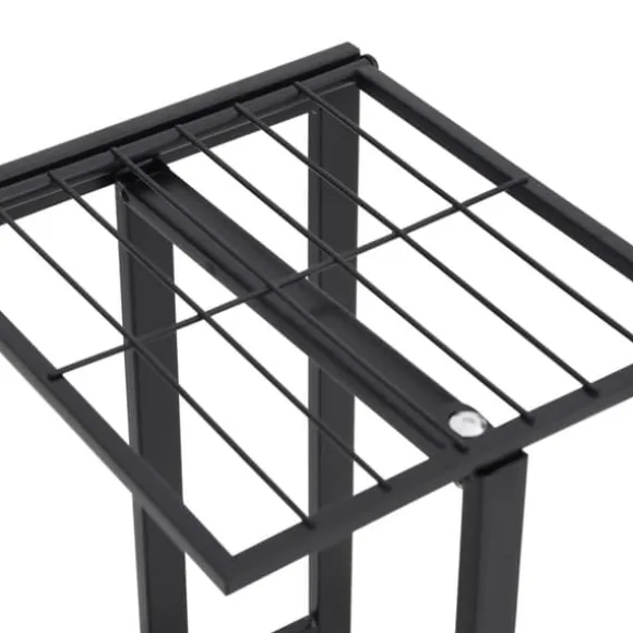 vidaXL blomsterstativ i 4 niveauer 43x22x76 cm metal sort - Planteborde