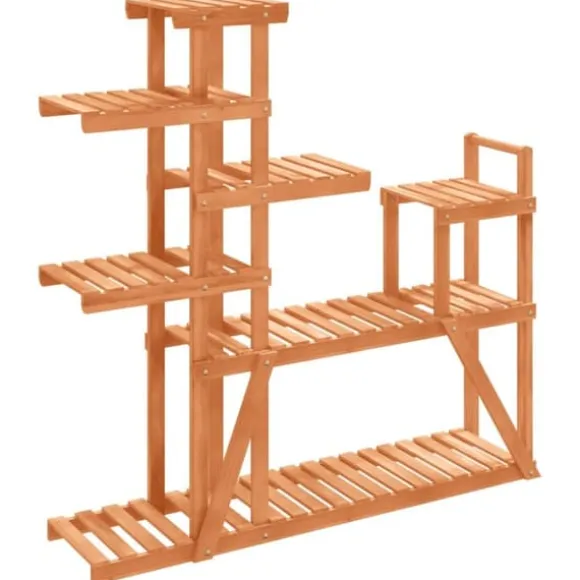 vidaXL blomsterstativ 110x25x111 cm massivt fyrretræ - Planteborde