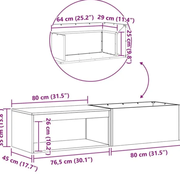 vidaXL Bålsted Sort 160 x 45 x 35 cm Koldvalset stål
