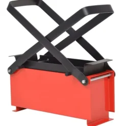 vidaXL briketpresser til papir 34x14x14 cm sort og rød - Pejseredskaber