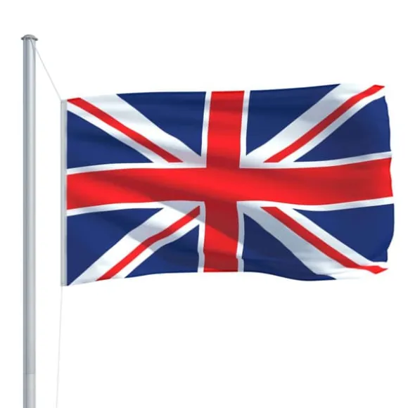 vidaXL britisk flag 90x150 cm - Flag & vimpler