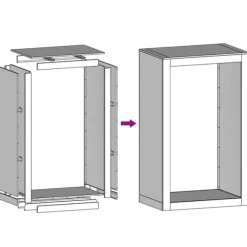 vidaXL Brændereol 60x40x100 cm i vejrbestandigt stål