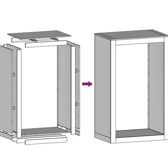 vidaXL Brændereol 60x40x100 cm i vejrbestandigt stål
