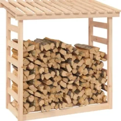 vidaXL brændestativ 108x64,5x110 cm massivt fyrretræ - Brændekurve – tilbehør