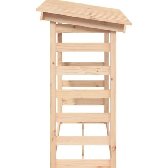 vidaXL brændestativ 108x64,5x110 cm massivt fyrretræ - Brændekurve – tilbehør