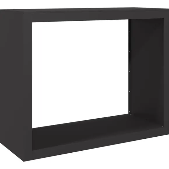 vidaXL brændestativ 100x40x80 cm stål sort