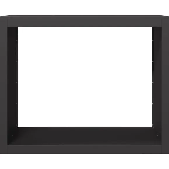 vidaXL brændestativ 100x40x80 cm stål sort