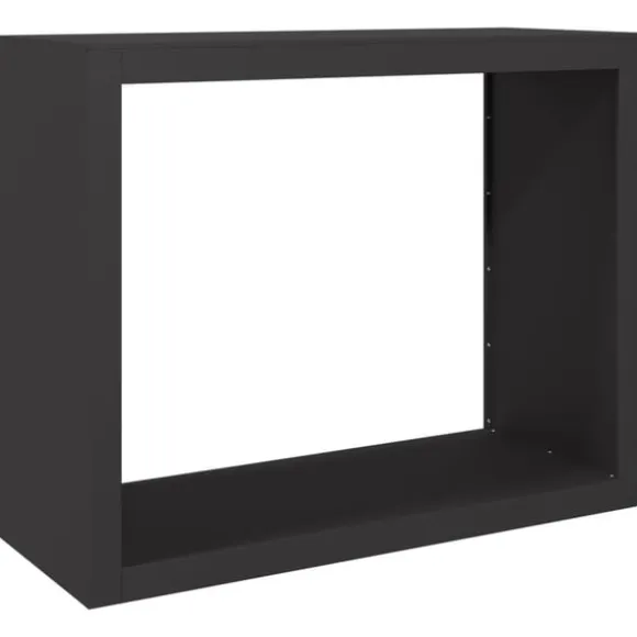 vidaXL brændestativ 100x40x80 cm stål sort