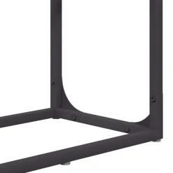 vidaXL brændestativ 60x25x100 cm koldvalset stål sort