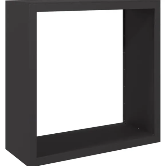 vidaXL brændestativ 100x40x100 cm stål sort