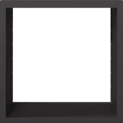 vidaXL brændestativ 100x40x100 cm stål sort