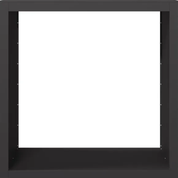 vidaXL brændestativ 100x40x100 cm stål sort