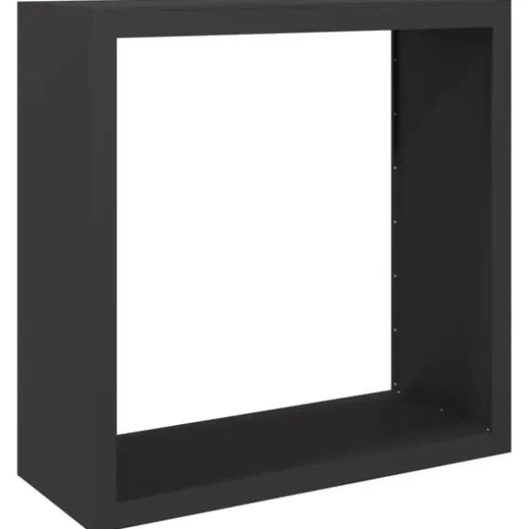 vidaXL brændestativ 100x40x100 cm stål sort