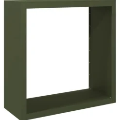 vidaXL brændestativ 100x40x100 cm stål grøn