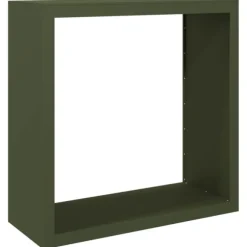 vidaXL brændestativ 100x40x100 cm stål grøn