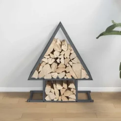 vidaXL brændestativ 50x25x60 cm koldvalset stål antracitgrå