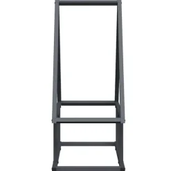 vidaXL brændestativ 50x25x60 cm koldvalset stål antracitgrå