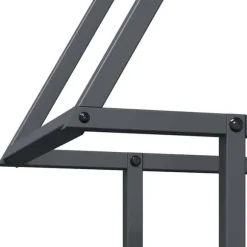 vidaXL brændestativ 50x25x60 cm koldvalset stål antracitgrå