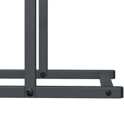 vidaXL brændestativ 50x25x60 cm koldvalset stål antracitgrå