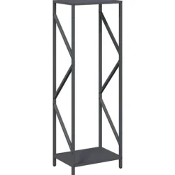 vidaXL brændestativ 34x25x100 cm koldvalset stål antracitgrå