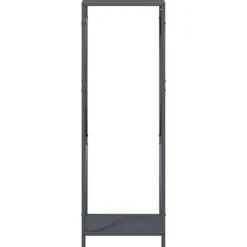 vidaXL brændestativ 34x25x100 cm koldvalset stål antracitgrå