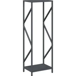 vidaXL brændestativ 34x25x100 cm koldvalset stål antracitgrå