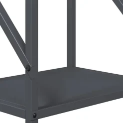 vidaXL brændestativ 34x25x100 cm koldvalset stål antracitgrå