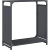 vidaXL brændestativ 60x28x65 cm koldvalset stål antracitgrå