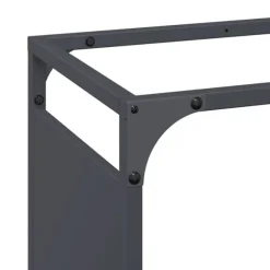 vidaXL brændestativ 60x28x65 cm koldvalset stål antracitgrå