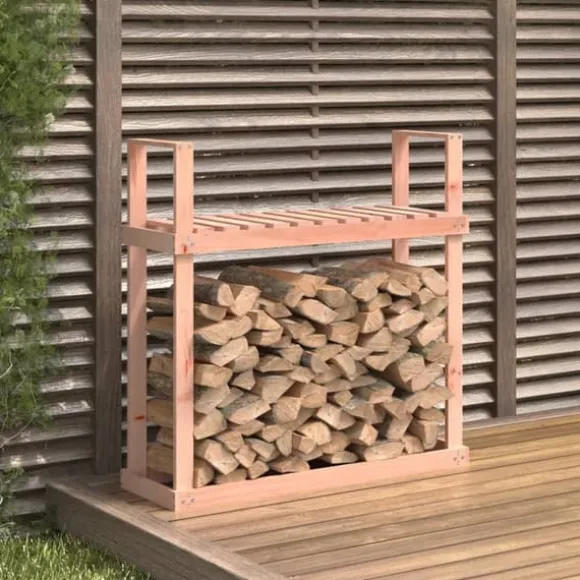 vidaXL brændestativ 1110x35x108,5 cm massivt douglasgran - Brændekurve – tilbehør