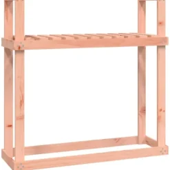 vidaXL brændestativ 1110x35x108,5 cm massivt douglasgran - Brændekurve – tilbehør