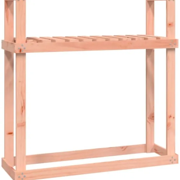 vidaXL brændestativ 1110x35x108,5 cm massivt douglasgran - Brændekurve – tilbehør