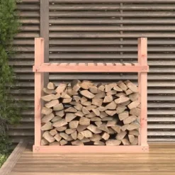 vidaXL brændestativ 1110x35x108,5 cm massivt douglasgran - Brændekurve – tilbehør