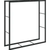 vidaXL brændestativ 110x30x116 cm stål sort