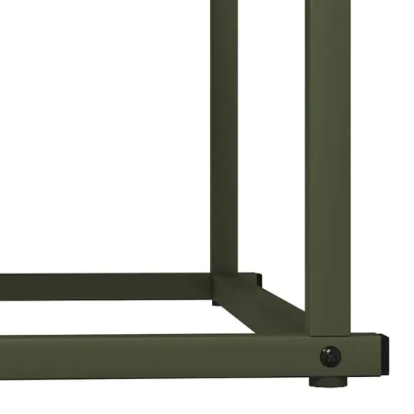 vidaXL brændestativ 70x43x34,5 cm koldvalset stål olivengrøn