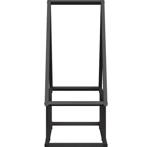 vidaXL brændestativ 50x25x60 cm koldvalset stål sort