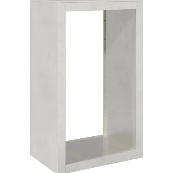 vidaXL brændestativ 60x40x100 cm rustfrit stål