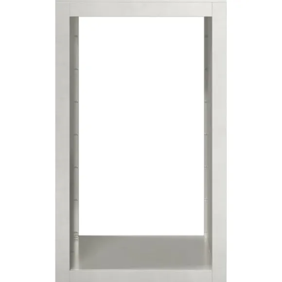 vidaXL brændestativ 60x40x100 cm rustfrit stål