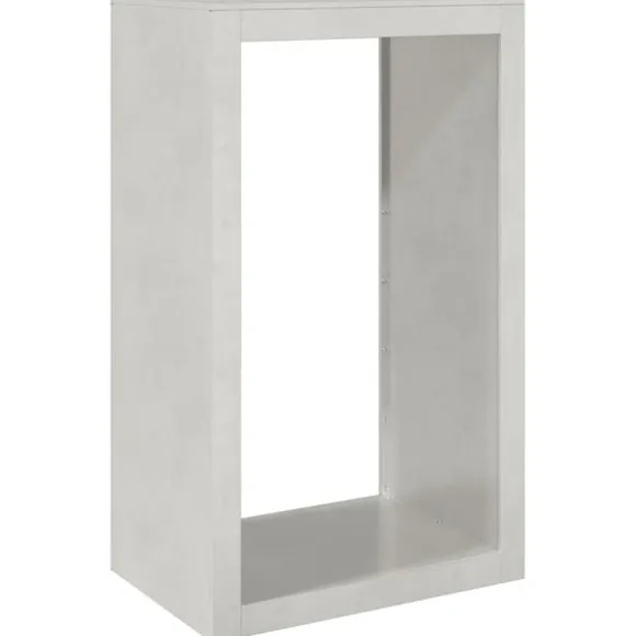 vidaXL brændestativ 60x40x100 cm rustfrit stål